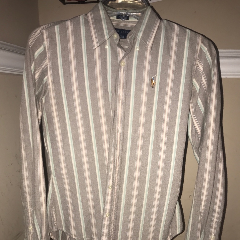 Women’s striped Ralph Lauren button down